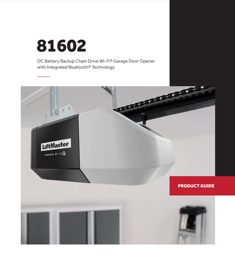 LIFT MASTER MODEL 81602