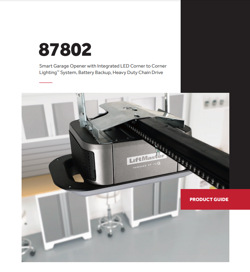 LIFT MASTER MODEL 87802